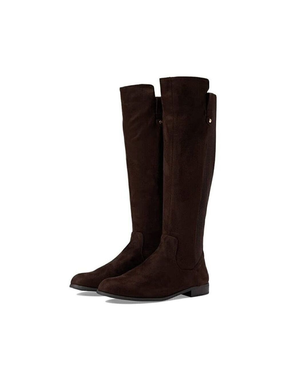 Anne Klein "Audrey" Brown tall boot Women Sz 5 back zip